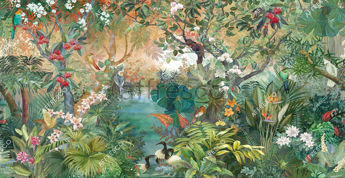 Murals, Frescoes and photo wallpaper. Tropics Art. ID136038 by Dinkids-Affresco | Souqify
