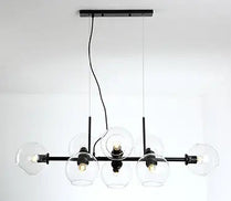 Nordic creative bedroom dining room chandelier modern minimalist long living room magic bean glass molecular bubble chandelier by Zhongsan | Souqify