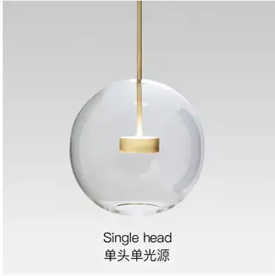 Nordic lamps creative personality LED living room restaurant magic bean molecule bubble glass chandelier by Zhongsan | Souqify