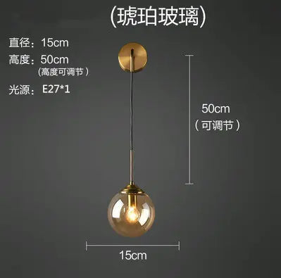 Nordic living room wall lamp bedside personality magic bean molecular lamp creative aisle bedroom wLED all lamp by Zhongsan | Souqify