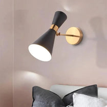 Nordic Minimalist Wrought Wall Lights 110-240V LED E27 Modern Double Head Adjustable Iron Wall Lamp for Aisle Corridor Bedroom by Zhongsan | Souqify