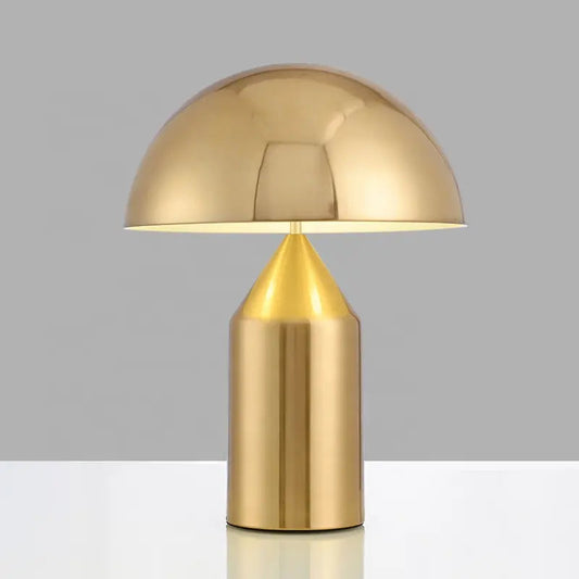 Nordic Post-Modern Metal Creative Decorative Table Lamp Study Bedside Lamp For Reading Room Bedroom Mushroom Hardware Desk Lamp by Zhongsan | Souqify