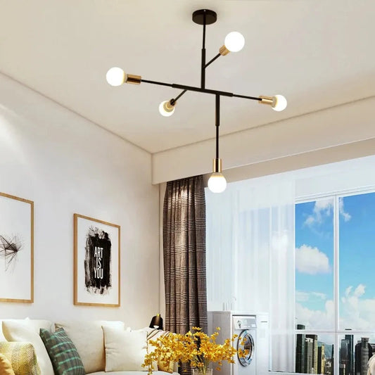 Nordic Postmodern Minimalist Fashion Lighting, Cafe Bedroom, Restaurant, Bar Hall, Creative Individual Chandelier by Zhongsan | Souqify