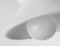 Nordic white cement bedside chandelier creative personality art model room living room restaurant hotel bar small chandelier by Zhongsan | Souqify