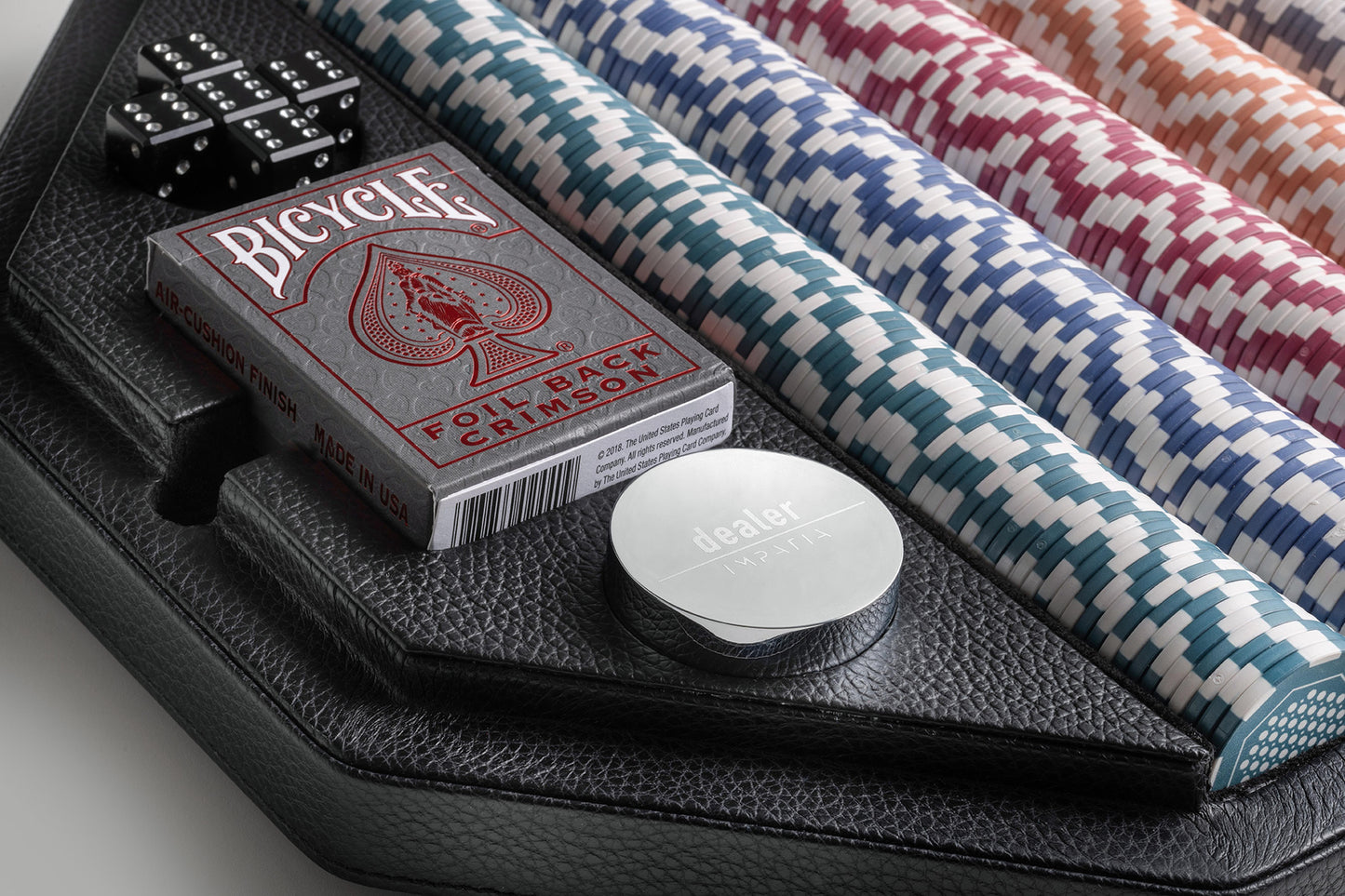 Poker Game Set 35,6 cm x 35,6 cm x 6,5 cm (h) by Admiral World Sports - IMPATIA | Souqify