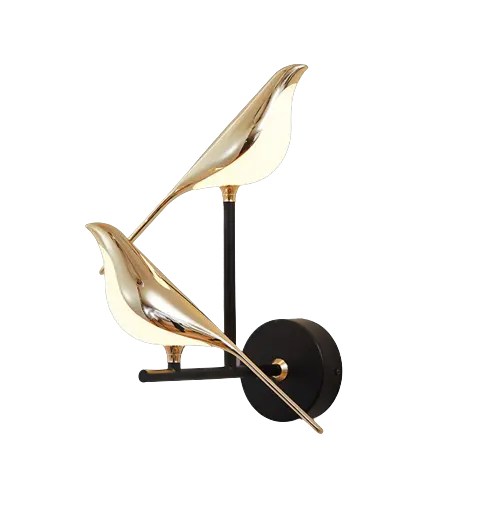 Postmodern Bird Led Wall Lamp Acrylic Bedroom Bedside Wall Sconce Hallway Aisle Staircase Indoor Wall Light Fixtures by Zhongsan | Souqify