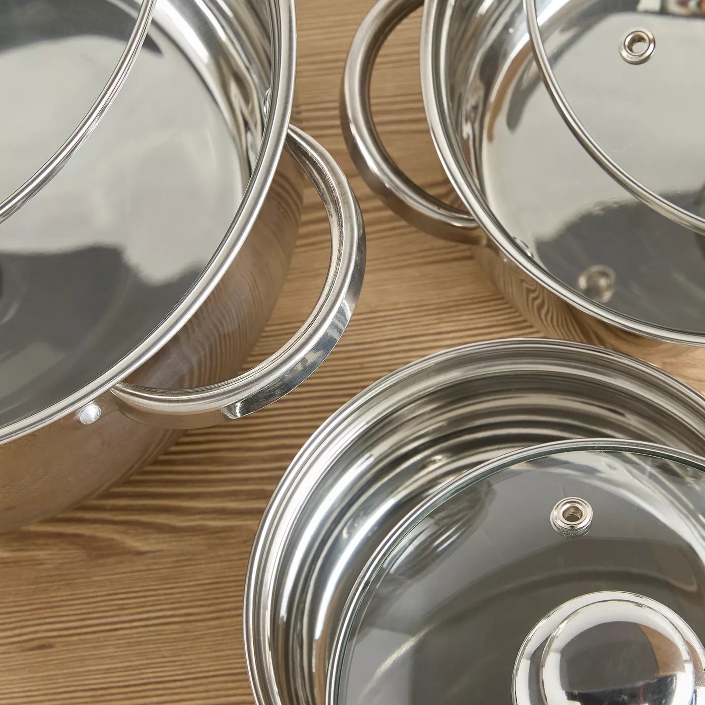 Creste 11-Piece Stainless Steel Cookware Set