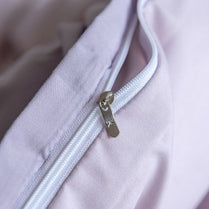 Premium Single Size 4 Pieces Korean Reversible Bedding Set, Plain Purple and Light Purple Color. by 5 | Souqify