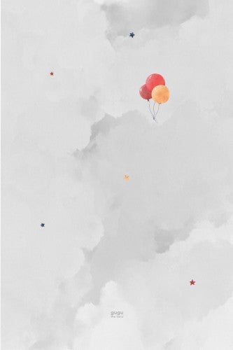 PRIME Baloon Dream Big rubber mat Rectangular mat. Dimensions: 118cm x 180cm x 5mm by Dinkids-Gugu the Hero | Souqify