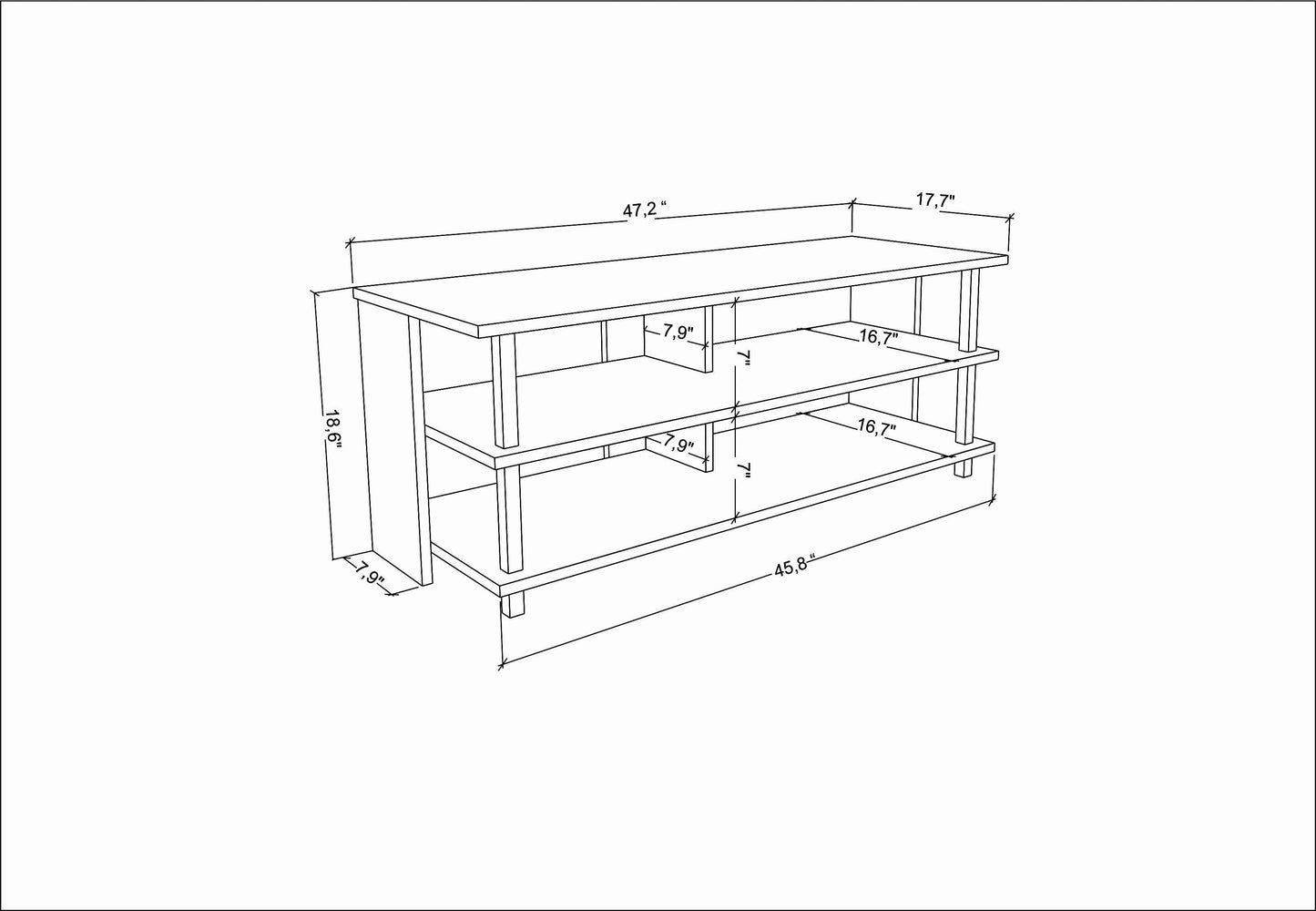 Pueblo TV Unit - Gold-Antras?t by DECOROTIKA | Souqify
