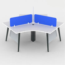 Quadra Workstation by BONTON FURNITURE SOLUTIONS | Souqify