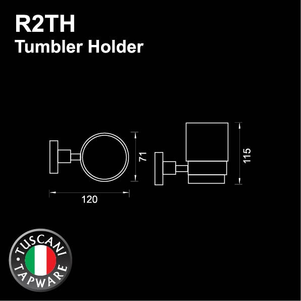 R2TH - RONDANA Series Tumbler Holder - Bathroom Accessories by TUSCANI | Souqify