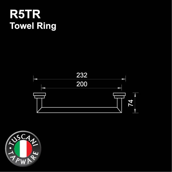R5TR - RONDANA Series Towel Ring - Bathroom Accessories by TUSCANI | Souqify