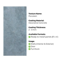 Ready to Install Wall Panels - 111 Liquid Metal over ACP backing 1.2m X 2.4m by Evolve | Souqify