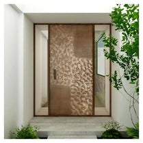 Ready to Install Wall Panels - 51 Liquid Metal over ACP backing 1.2m X 2.4m by Evolve | Souqify