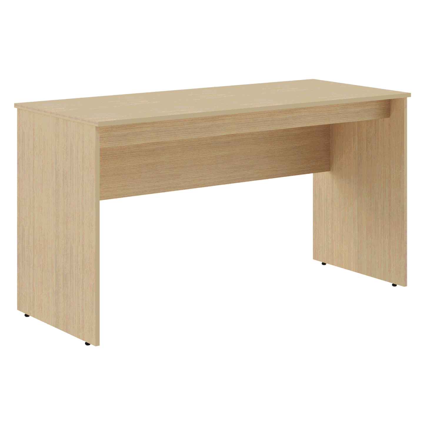 RECTANGULAR SHAPE DESK MADE IN E1 LAMINATE CHIPBOARD WITH MODESTY PANEL AND LEGS by Treejar | Souqify