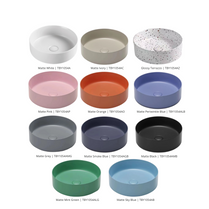 Round Coloured Basins | TBY1054 - Deck Mounted Designer Basin by TUSCANI | Souqify