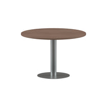 ROUND SHAPE MEETING TABLE, MADE IN E1 LAMINATE CHIPBOPARD, WITH METAL LEG by Treejar | Souqify