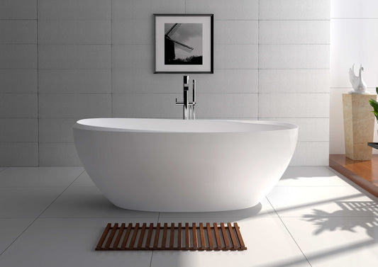 Solid Surface Freestanding Bathtub JZ8639 by Jingzun | Souqify