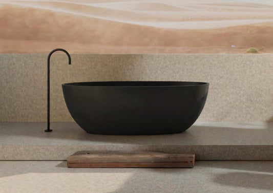 Solid Surface Freestanding Bathtub JZ8647 by Jingzun | Souqify