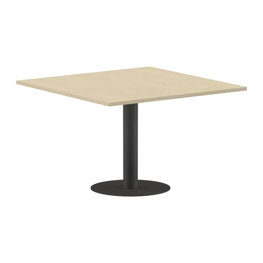 SQUARE SHAPE MEETING TABLE, MADE IN E1 LAMINATE CHIPBOPARD, WITH METAL LEG by Treejar | Souqify