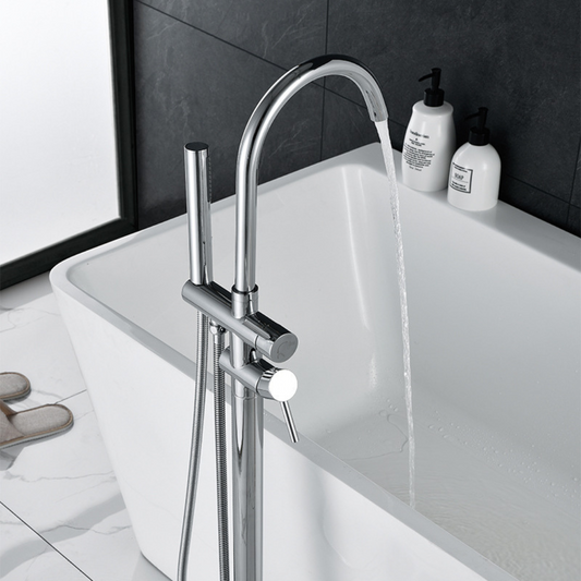 TD108 - Free Standing Bathtub Mixer Filler by TUSCANI | Souqify