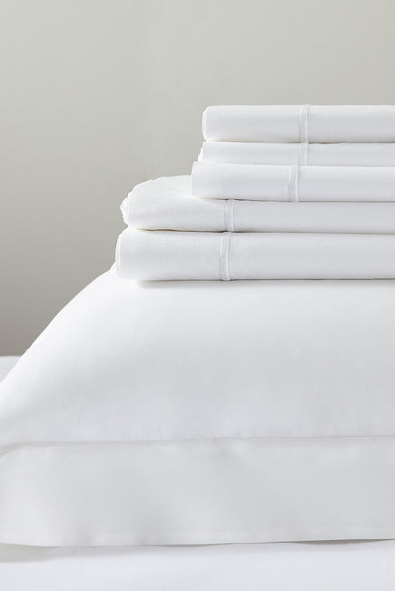The White Company Savoy Fitted Sheet by 4 | Souqify