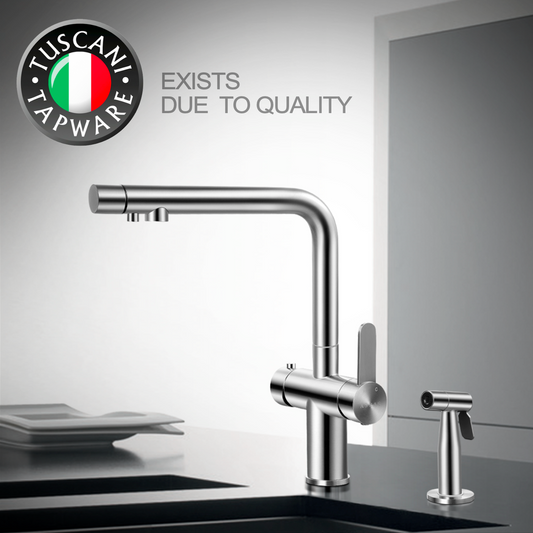 TK115PO-S - Kitania Series Pull Out Kitchen Mixer by TUSCANI | Souqify