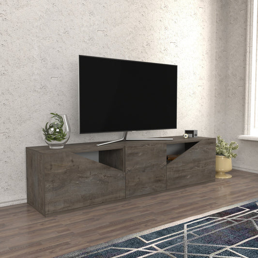 TV Stand Carson - Wenge-OTVS3323 Wenge 175 X 44 X 16 by DECOROTIKA | Souqify