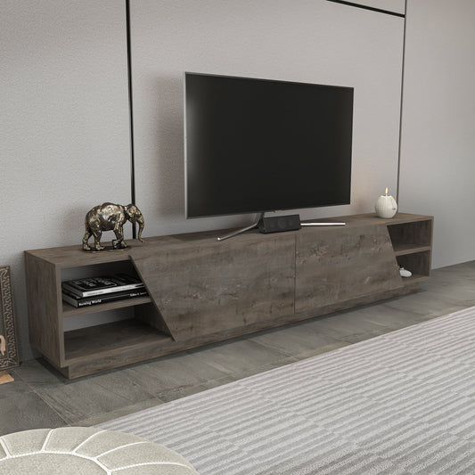 TV Stand Rhodes - Wenge-OTVS3343 Wenge 176 X 46 X 17 by DECOROTIKA | Souqify