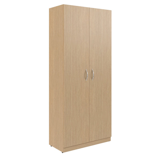 WARDROBE MADE IN E1 LAMINATE CHIPBOARD WITH WOODEN SWING DOORS by Treejar | Souqify