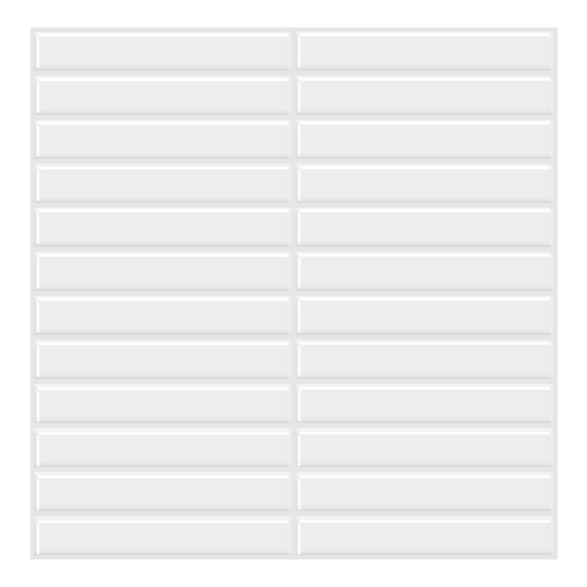 White Finger Vinyl Tile T80042 by Vivid Tiles | Souqify