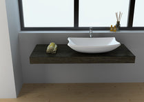 Cast Stone Solid Surface Bathroom Countertop Basin JZ9016