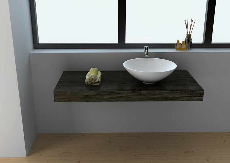 Counter-top Cast Stone Solid Surface Vessel Sink JZ9063