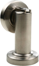 VILA |D3812| Satin Stainless Steel Heavy Duty Magnetic Doorstop Door Stop Holder With Catch (Pack of 1)