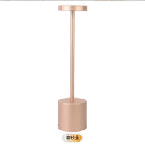 led rechargeable touch night light creative restaurant bedroom atmosphere lamp I-shaped minimalist bedside table lamp