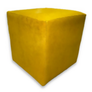 Ottoman Square Dyed Yellow