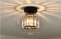 Nordic Luxury Crystal Modern Simple Creative Downlight  Foyer Entrance Aisle Corridor ceiling Lights