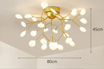 Nordic style living room lamp bedroom firefly warm bedroom room light simple creative dining room lamp