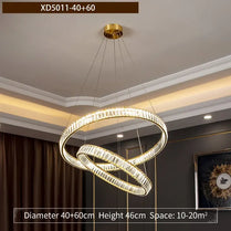 Modern Round Crystal Chandelier Lighting Staircase Chandelier For Dining room Bedroom indoor lighting Kitchen Island Fixtures