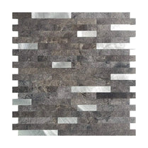 USA New Trend Peel and Stick Faux Stone No Grout Backsplash Tile for Kitchen