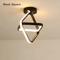 Nordic LED Aisle Light Round Square Ceiling Lamp Cloakroom Corridor Balcony Foyer Ceiling Lights Decoration Home Luminaire