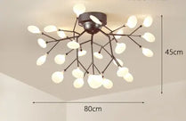 Nordic style living room lamp bedroom firefly warm bedroom room light simple creative dining room lamp