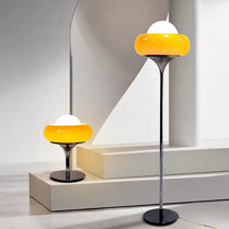 Egg Tart Lamp Retro Medieval Style Decoration Creative Luxury LED Floor Lamp Table Lamp Nordic Modern Bedside Bedroom Creative