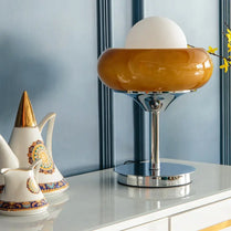 Egg Tart Lamp Retro Medieval Style Decoration Creative Luxury LED Floor Lamp Table Lamp Nordic Modern Bedside Bedroom Creative
