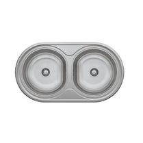 N010 INSET SERIES DOUBLE BOWLS KITCHEN SINK