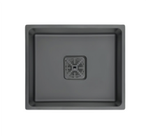 Q550NB | Q610NB - Square Under-Mount Kitchen Sink (Matte Black)