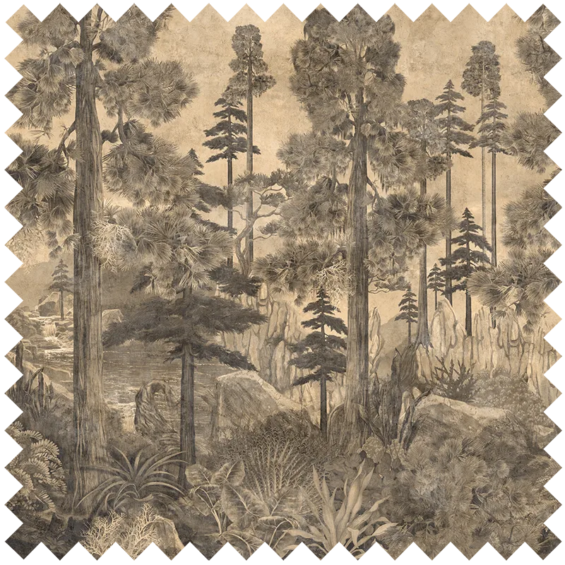 Fabric Taiga Sepia