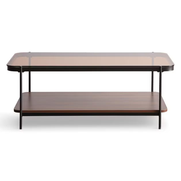 Nya Coffee Table – Brown Wood Finish