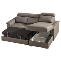 TERRACE Small Modern Corner Sofa Bed | 2450mm X 1830mm | Many upholstery materials